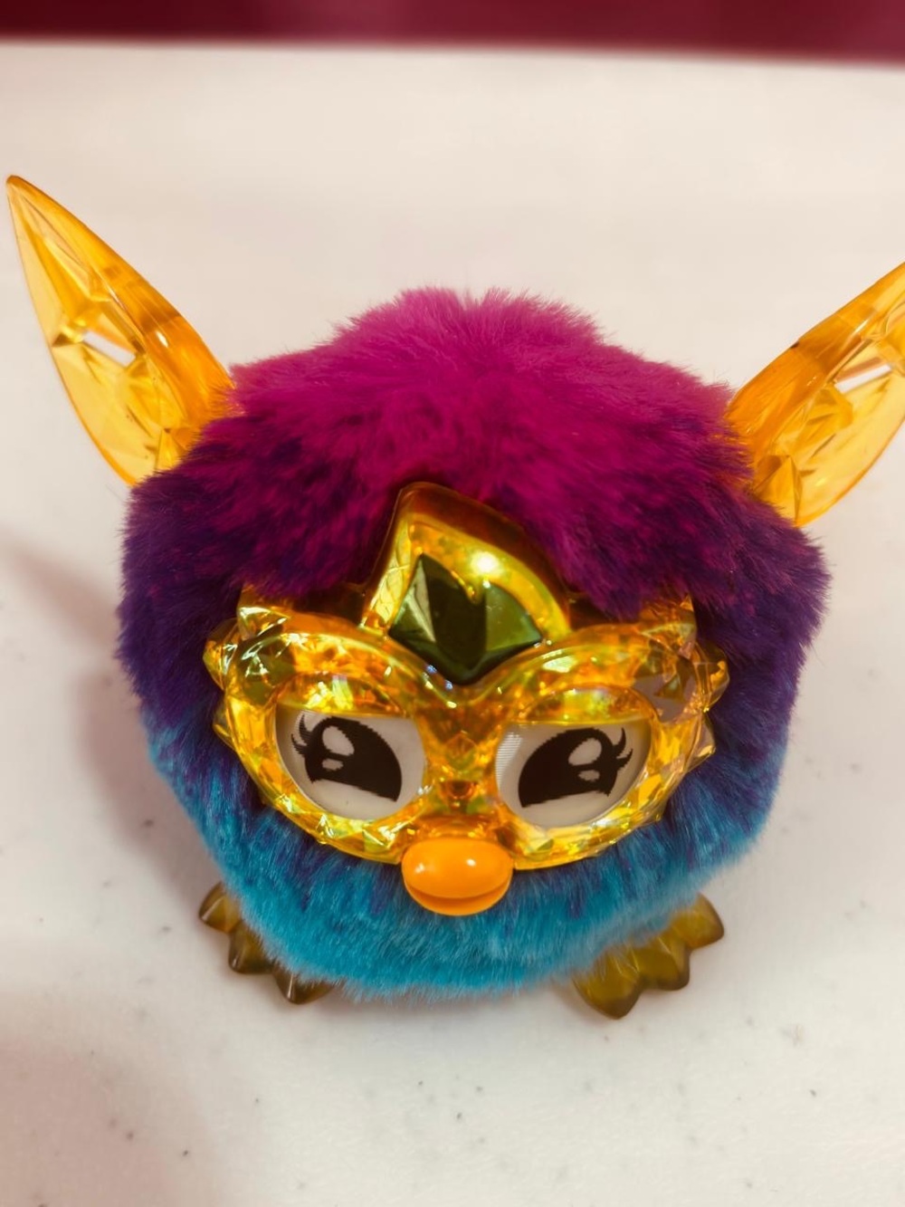 Furby Boom Furbling Baby Mini Talking Yellow Ears Crystal Pink Purple Blue WORKS